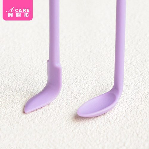 刮勺/双头A1pq808-分装小勺子化妆品刮取工具化妆品双头硅胶挖 - 图0