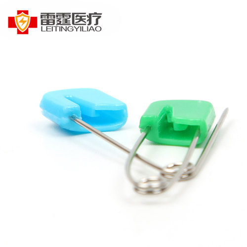 雷霆医疗急救包安全别针彩色别针曲别针包扎固定辅助工具5枚/袋 - 图1