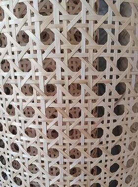 装饰竹编手工编织防腐防蛀餐厅茶室碳化复古吊顶隔断装修用竹席子