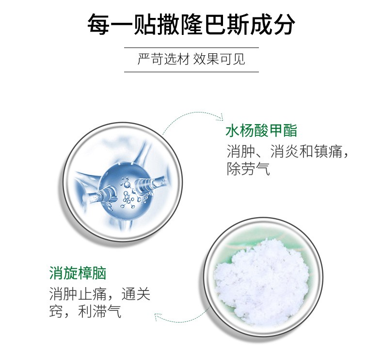 撒隆巴斯贴膏药贴久光日本进口肩颈消炎镇痛140贴肌肉制药贴剂