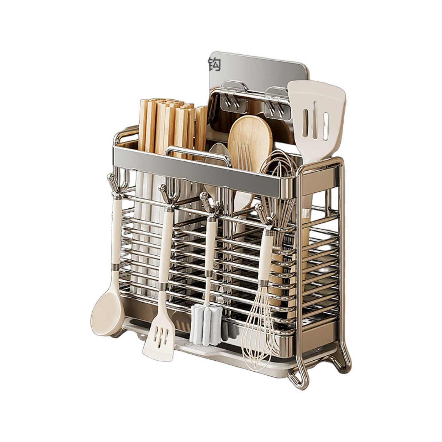 Supply of stainless steel chopstick barrel drain chopstick cage wall hanging