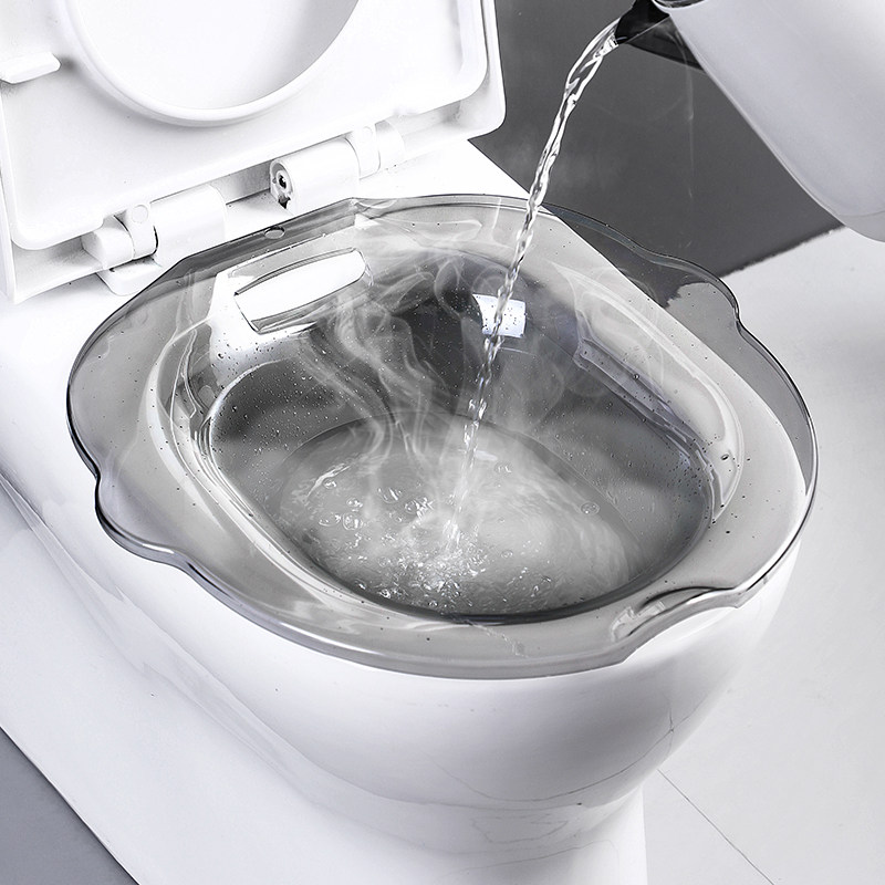 家用坐浴盆女私处 免蹲产妇马桶洗屁股清洁盆 痔疮专用泡药熏蒸盆