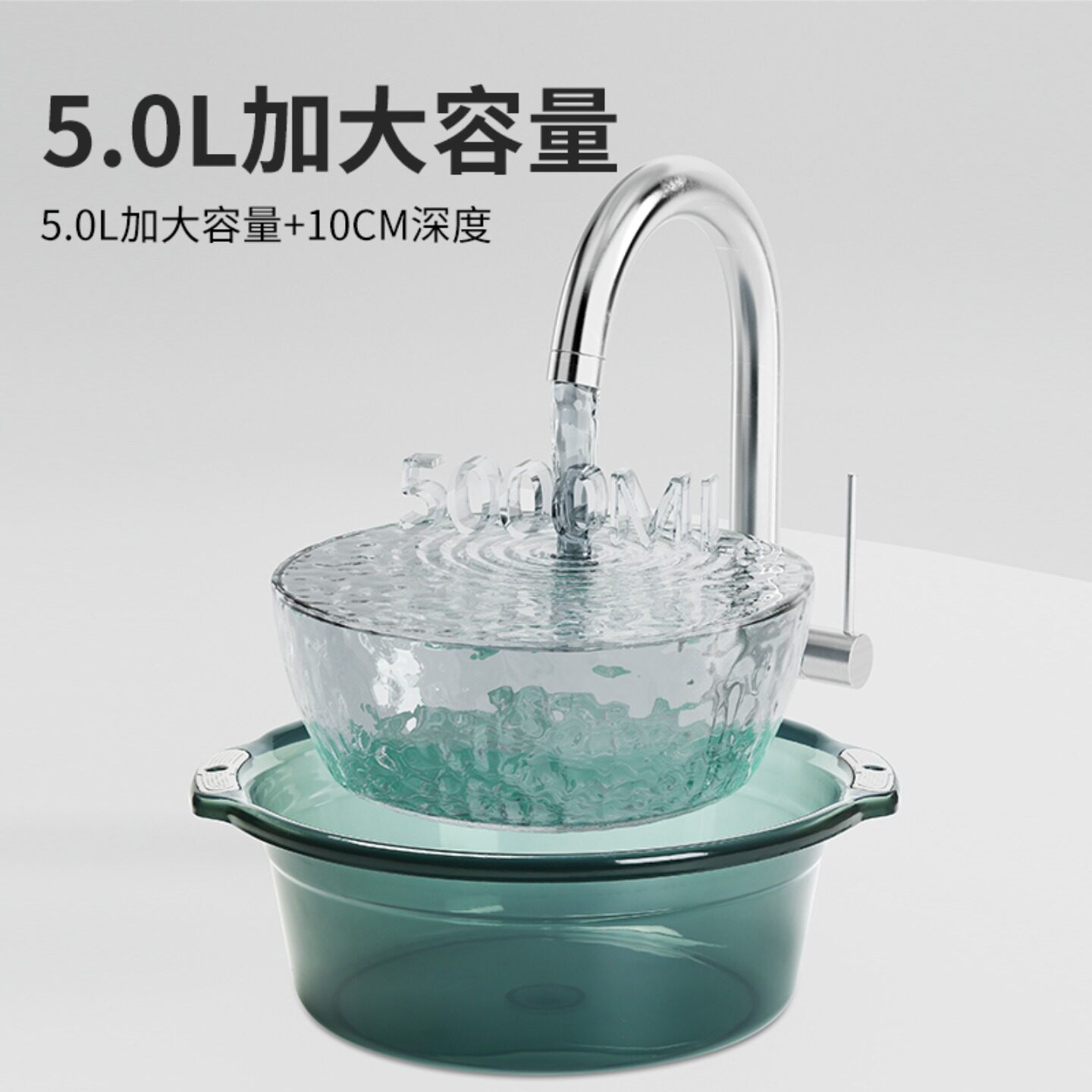 脸盆家用大号抗菌双耳塑料盆学生宿舍加厚耐用透明洗衣洗脸洗菜盆