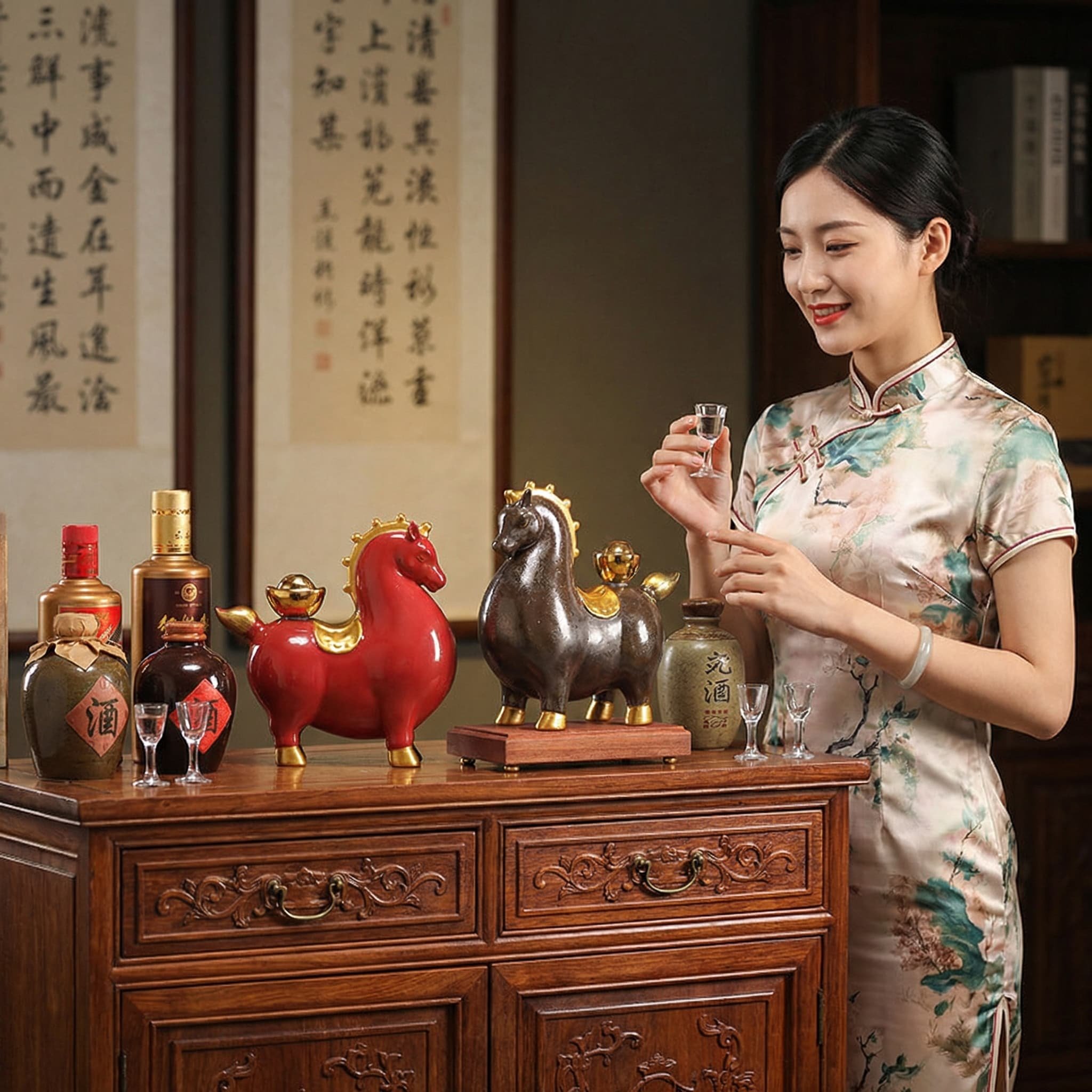 马上有钱摆件创意陶瓷家居装饰品新中式招财酒柜桌面摆设新年礼品,淘宝优惠券,粉丝福利购,淘宝优惠卷