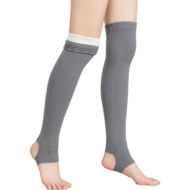 长筒袜靴女过膝防下滑春秋冬高筒长腿袜大腿袜子护膝护腿保暖加厚 - 图3