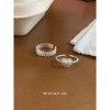 Suzyacc kr lace love sterling silver ring light luxury niche high-end index finger ring temperament versatile and adjustable