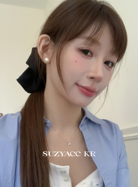 suzyacc kr气质缎面裙摆马尾夹2026新款小众简约温柔高级感抓夹