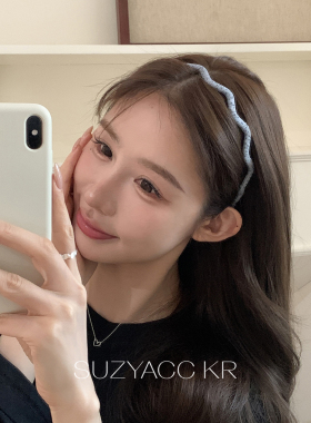 suzyacc kr温柔波点波浪细发箍女2026新款小众设计百搭高级感头箍