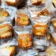 ຫມາກພ້າວດິບ Latte Square Cake Plate Cookies