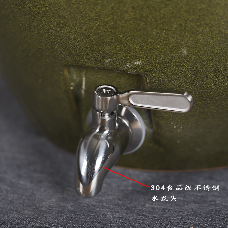 景德镇陶瓷酒坛子家用密封10斤20斤30斤50斤装酒缸带龙头酒瓶酒壶