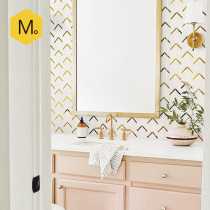 End weekend light French style natural stone marble mosaic Makeup Room Bathroom kitchen Balcony Wall Tiles