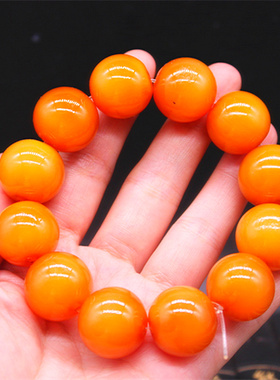 黄金甲山龟壳手珠念珠工艺品琥珀