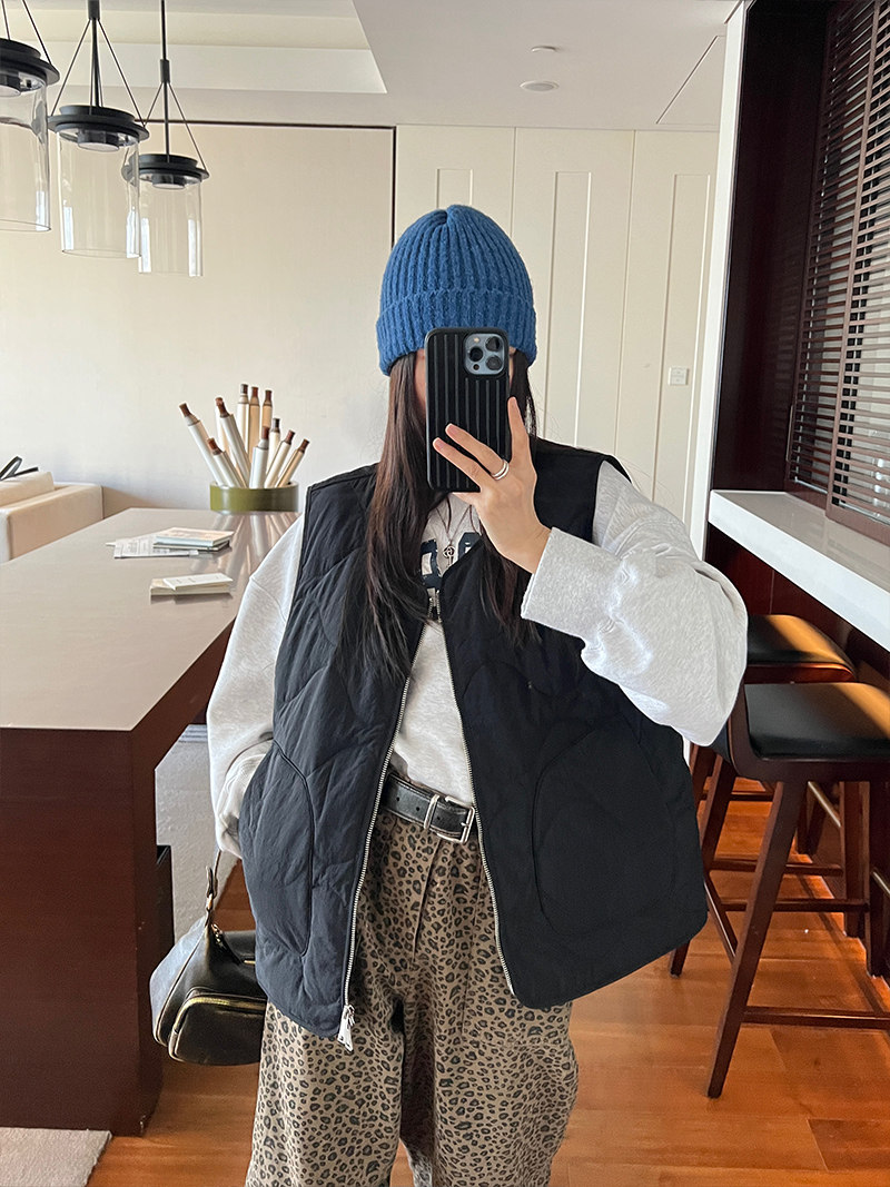 7AM10PM 狠实穿! 夹棉内搭马甲背心女外穿绗缝保暖坎肩外套秋冬款,淘宝优惠券,粉丝福利购,淘宝优惠卷