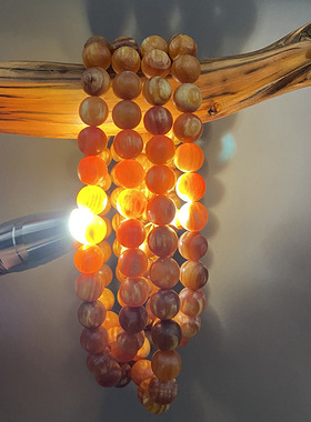 东北琥珀木长白山松明子全满油帝王血龙木透光108念珠佛珠20手串