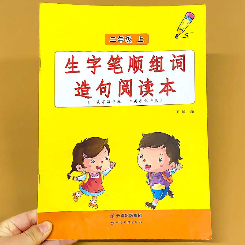 二年级上册下册生字笔顺组词造句阅读本语文基础专项练习本同步课堂训练练习册一类字二类字识字写字表句子天天练小学生人教部编版 - 图1