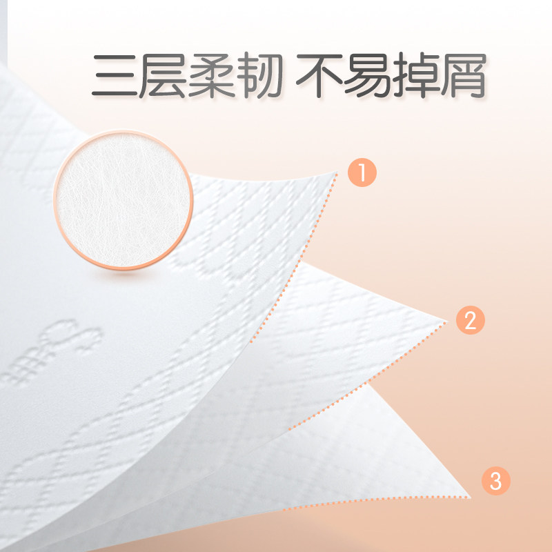 中顺洁柔太阳抽纸粉100抽可湿水纸巾纸抽家用纸实惠装餐巾纸面纸,淘宝优惠券,粉丝福利购,淘宝优惠卷