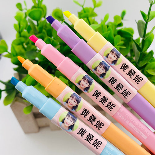 防水照片名字贴带头像姓名贴纸水杯大头贴幼儿园儿童宝宝开学定制 - 图2