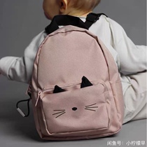 Day Original Little Baby Boy Child Childrens Little Rabbit Little Bear Nylon Cloth Double Shoulder Bag Small Backpack Bag