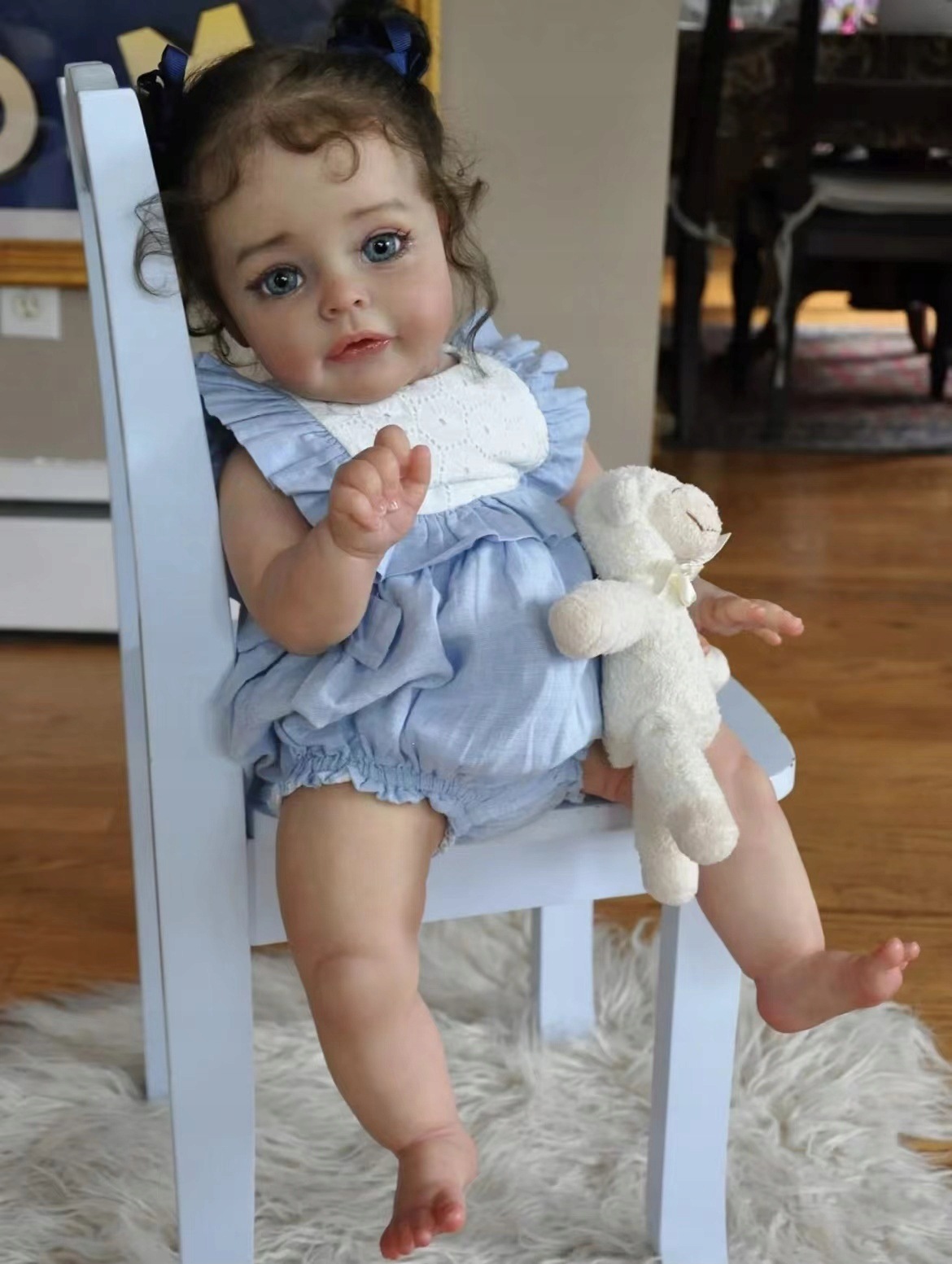 suesue 仿真重生娃娃布身 Reborn doll 重生娃娃跨境外贸 - 图2