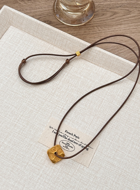 福禄寿禧新中式古法刻字吊坠项链