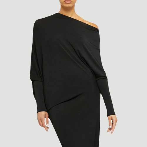 Wolford/沃尔福特Viscose优雅气质露肩针织连衣裙53297 - 图1