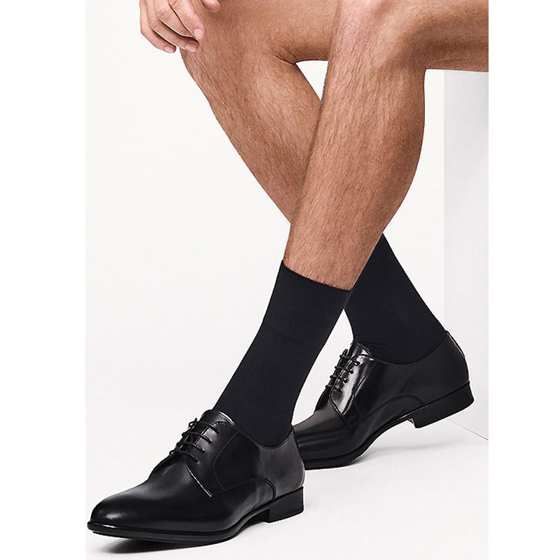 Wolford/沃尔福特Cotton经典商务正装男士棉混纺不闷中筒袜45001,淘宝优惠券,粉丝福利购,淘宝优惠卷