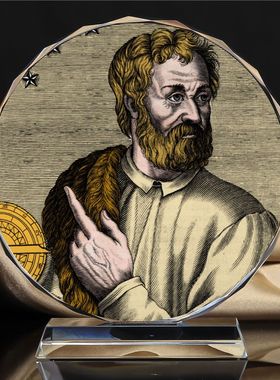 世界画像水晶模型家居摆设定制