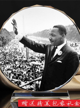 美国黑人民权运动领袖家居摆设