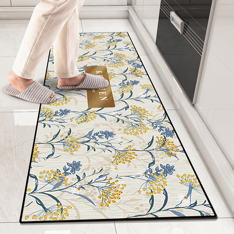 厨房地垫长条吸水吸油防滑脚垫防水防油家用耐脏垫子进门门垫地毯,淘宝优惠券,粉丝福利购,淘宝优惠卷