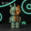 中国国家博物馆青铜机甲犀牛尊博物馆益智拼装模型玩具文创礼物