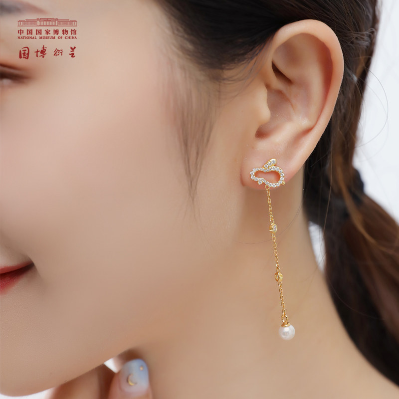 中国国家博物馆玉兔古风可爱项链 中国国家博物馆手链