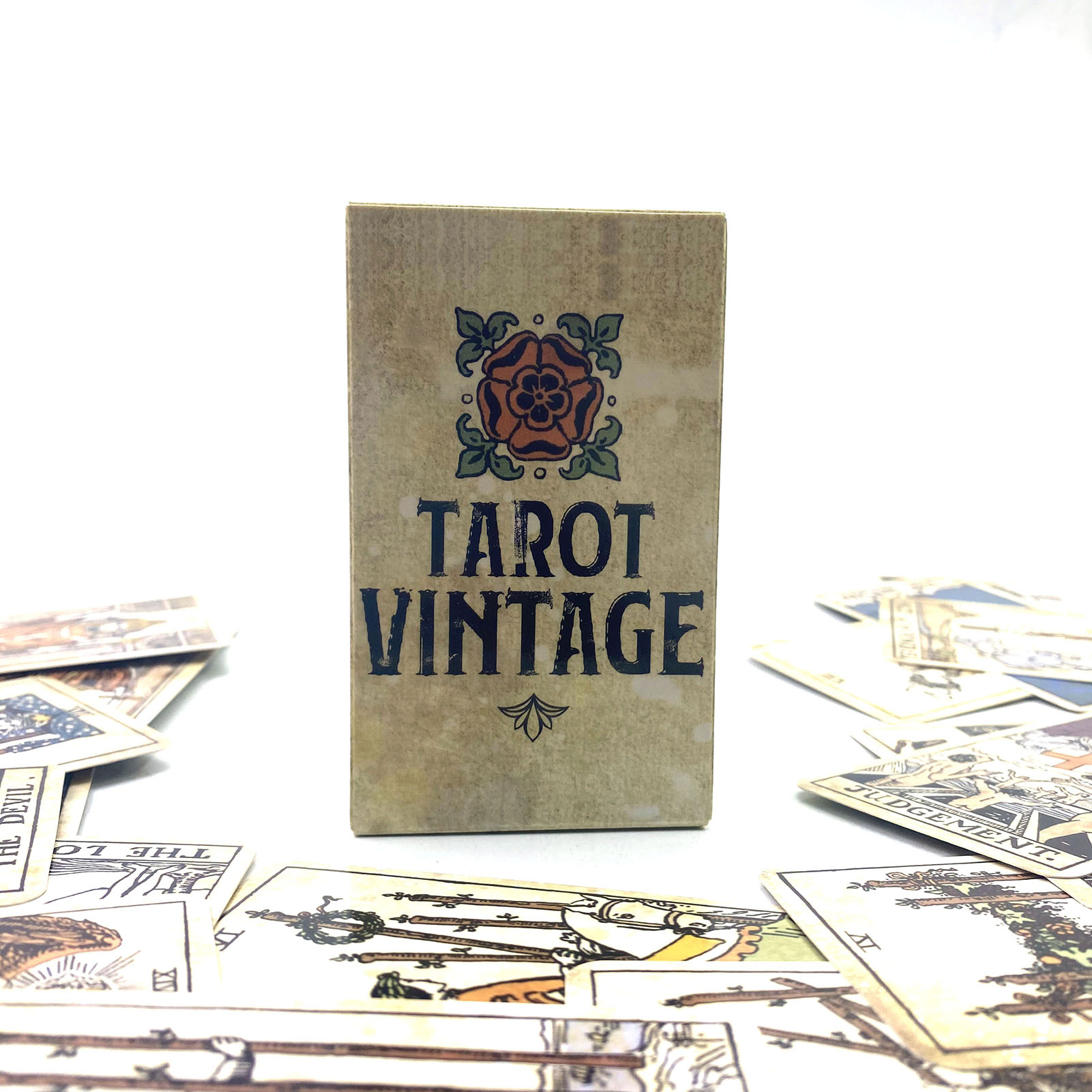 意大利复古韦特牌塔牌罗英文古体伟特卡牌 tarot card Vintage - 图0