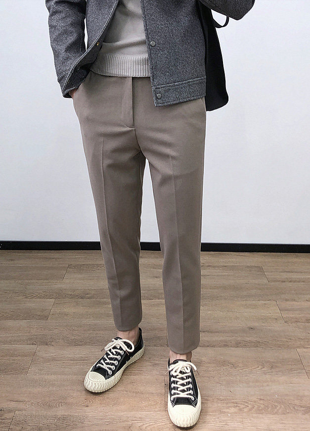 秋冬季毛呢裤男九分裤垂感商务休闲西裤大码胖子显瘦加厚西装长裤,淘宝优惠券,粉丝福利购,淘宝优惠卷