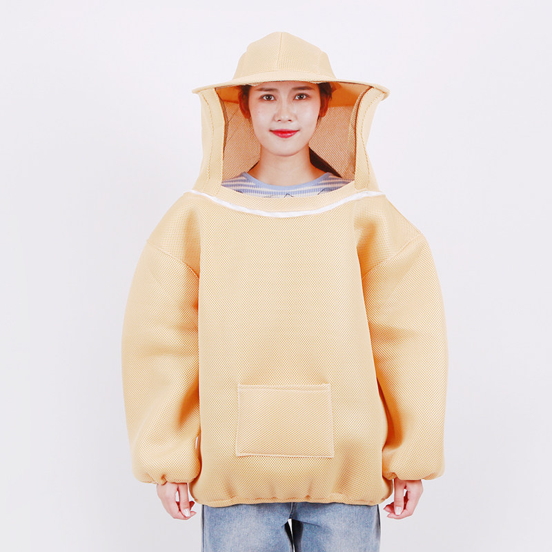 防蜂服养蜜蜂蜂衣半身养蜂全套防蜂帽透气遮脸面纱收蜜蜂衣服包邮,淘宝优惠券,粉丝福利购,淘宝优惠卷