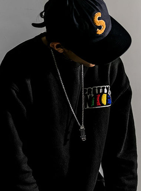 SOLO小鬼王琳凯同款滑板项链情侣