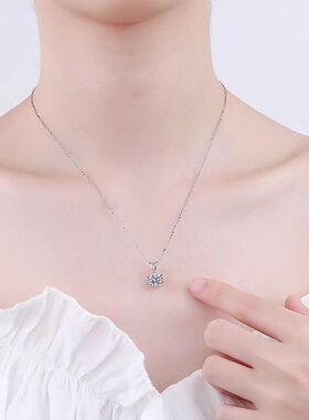 纯银莫桑石生日礼物七夕情人节女