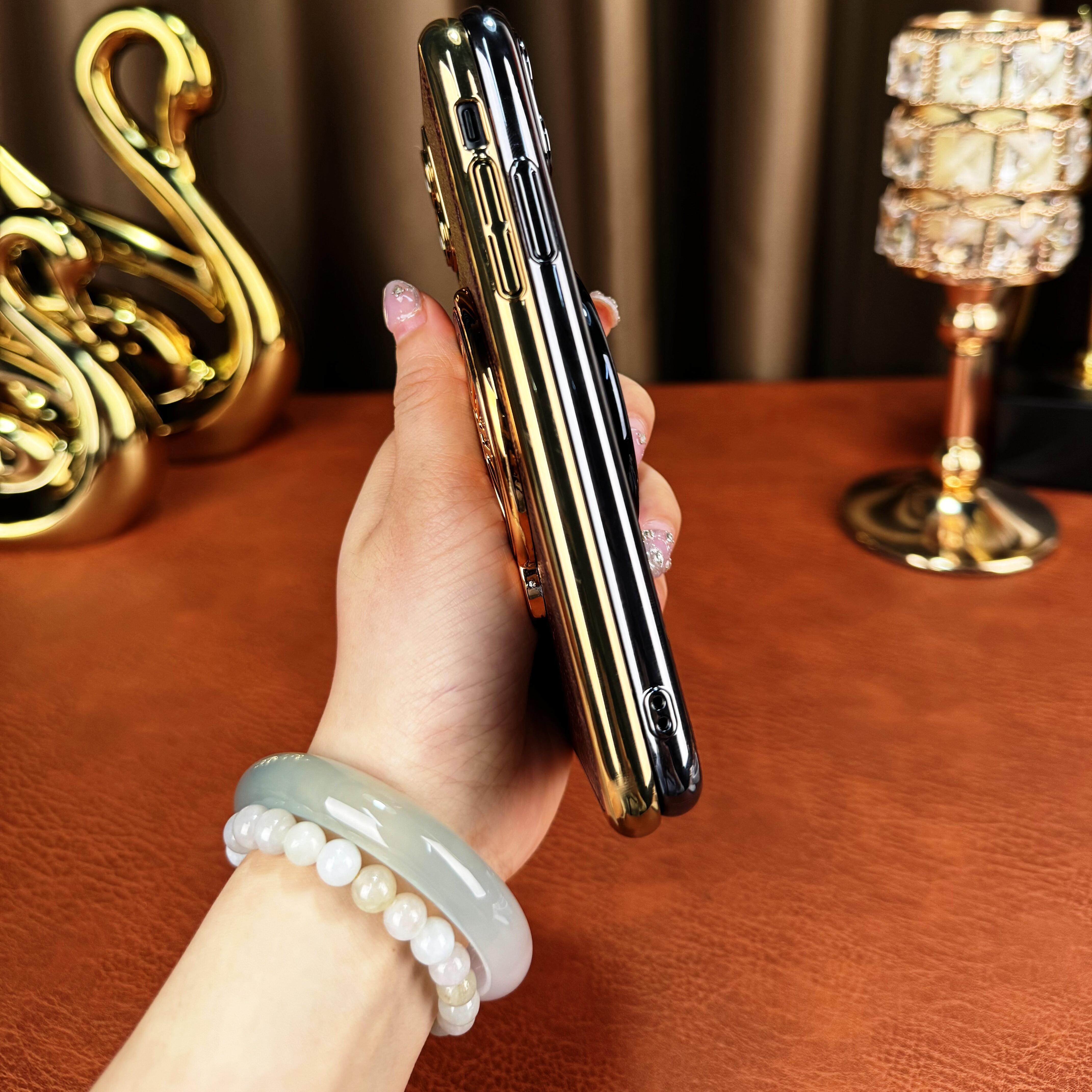 树纹皮套旋转陀螺支架适用苹果11手机壳新款2026网红爆款iphone16promax外壳15Pro超薄全包防摔plus商务外壳,淘宝优惠券,粉丝福利购,淘宝优惠卷