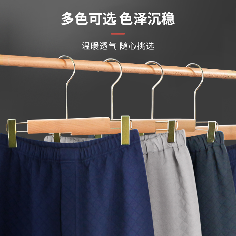 秋冬夹棉睡裤男士纯棉加厚秋裤休闲家居宽松大码空气棉保暖裤