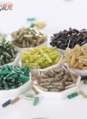 6mm长管珠捷克毕加索欧洲色DIY
