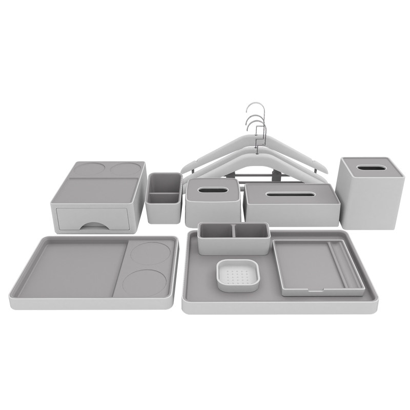 酒店洗漱用品收纳盒牙具盒宾馆民宿一次性耗品盒遥控器纸巾盒托盘,淘宝优惠券,粉丝福利购,淘宝优惠卷