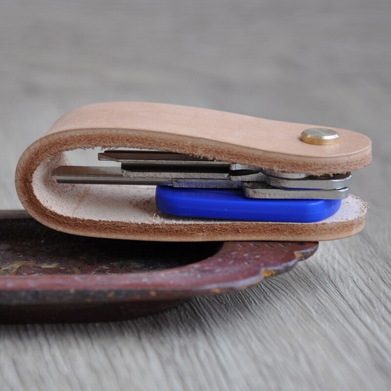 牛皮钥匙收纳包钥匙扣手作简易便携素彩轩,淘宝优惠券,粉丝福利购,淘宝优惠卷