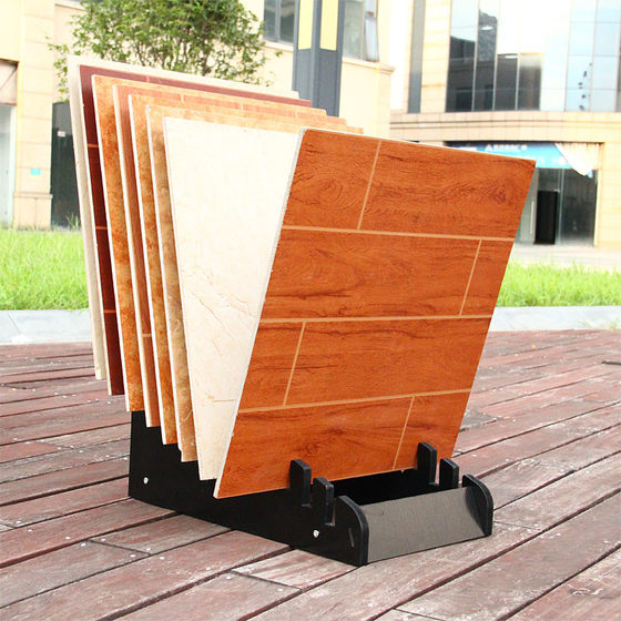 Fangruida ceramic tile display stand flips to display LOGO