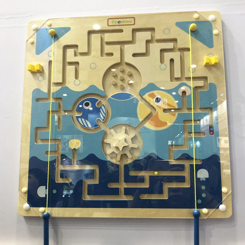 幼儿园益智墙面玩具游戏 早教墙壁装饰玩具 积木墙科普知识认知板 - 图1