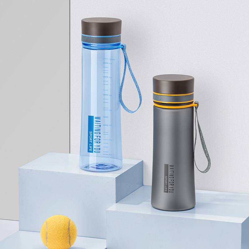 塑料水杯子男士大容量便携随手杯女学生运动防摔茶杯户外夏天水壶 - 图1