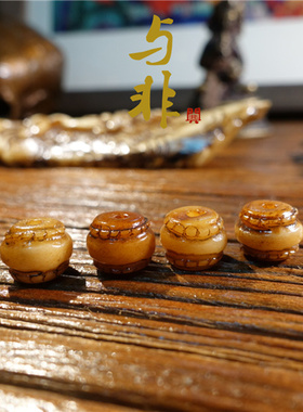 天然莲花座乳钉手串配饰车轮珠