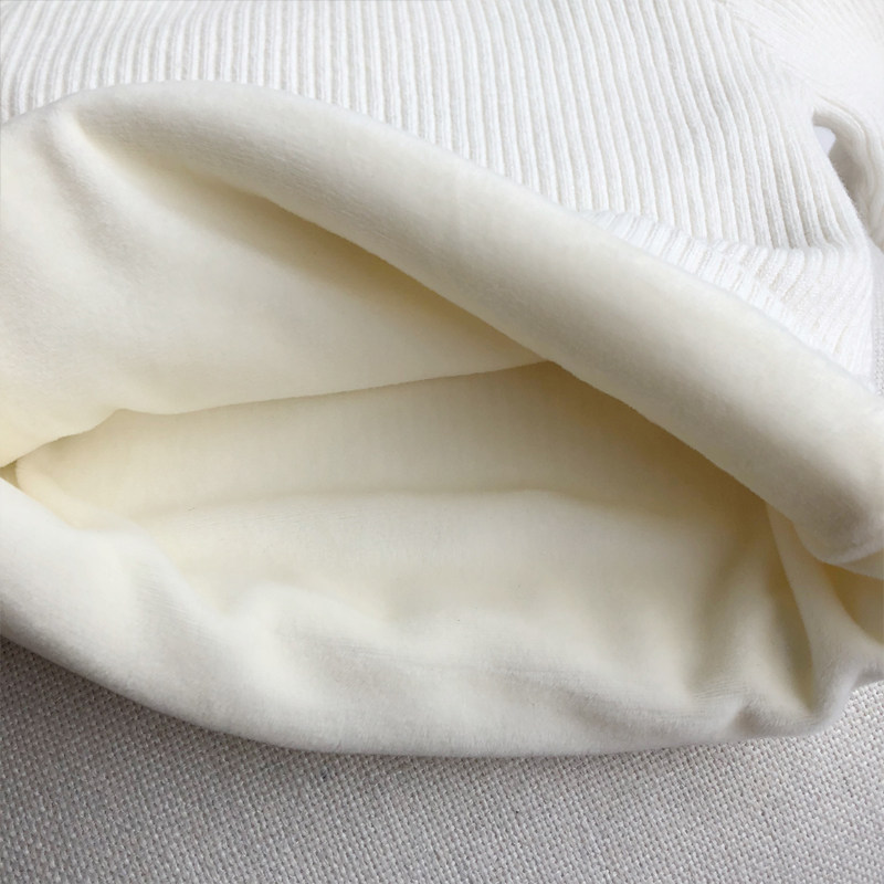 女童男童婴儿宝宝中领半高领打底毛衣加绒加厚套头针织衫黑白冬季,淘宝优惠券,粉丝福利购,淘宝优惠卷