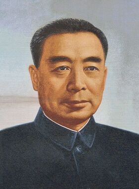 文革宣传画织锦丝绸精致刺绣