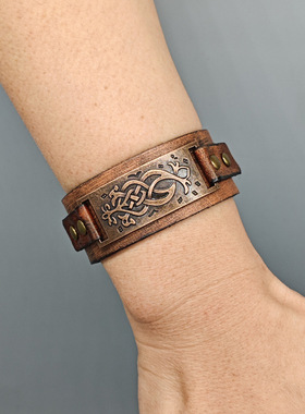 网红网红做旧复古男士手链简约手环民族异域风情可调小众