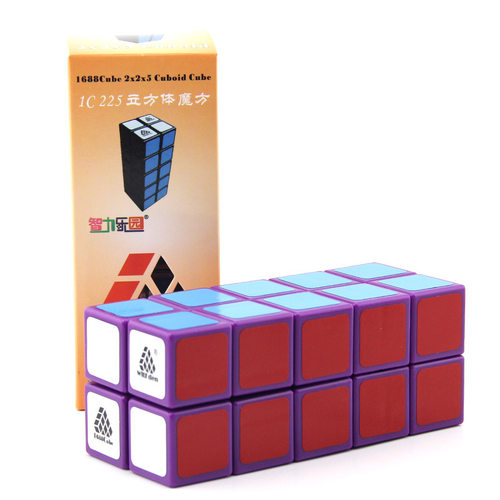 智力乐园227魔方紫色限量 Cuboid Cube不等阶魔方1688 Cube二二七-图0