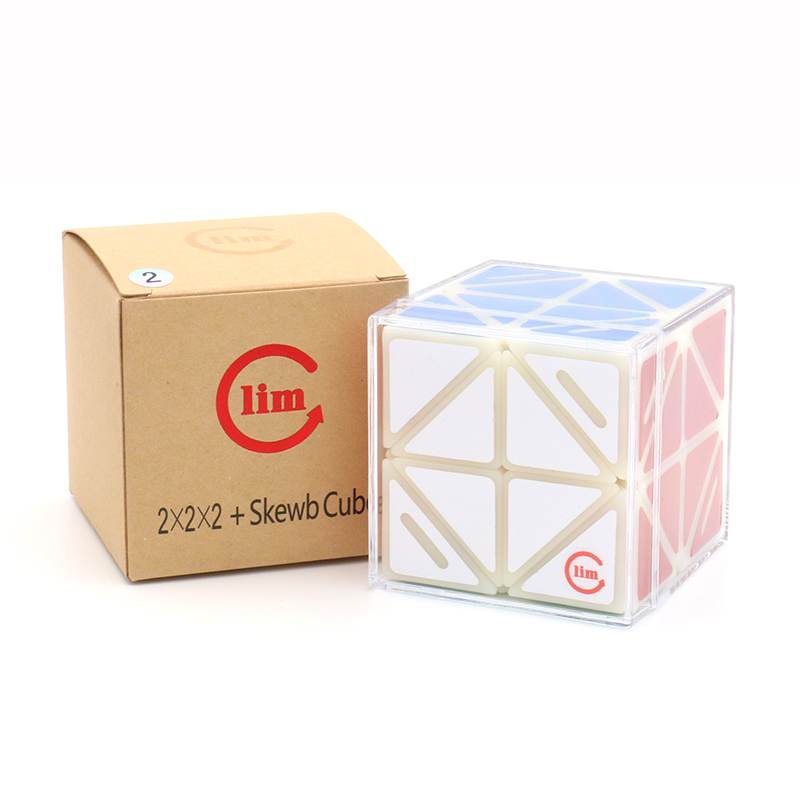 方是Lim Cube二阶斜转限转版黑原色贴纸儿童益智玩具异形Wonder Z - 图3